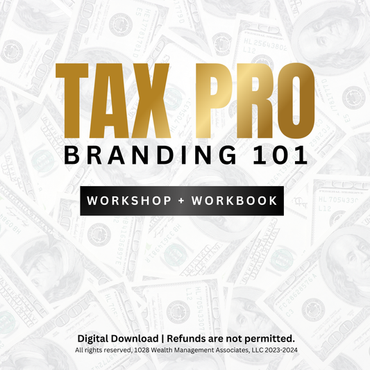 TAX PRO BRANDING 101 WORKSHOP